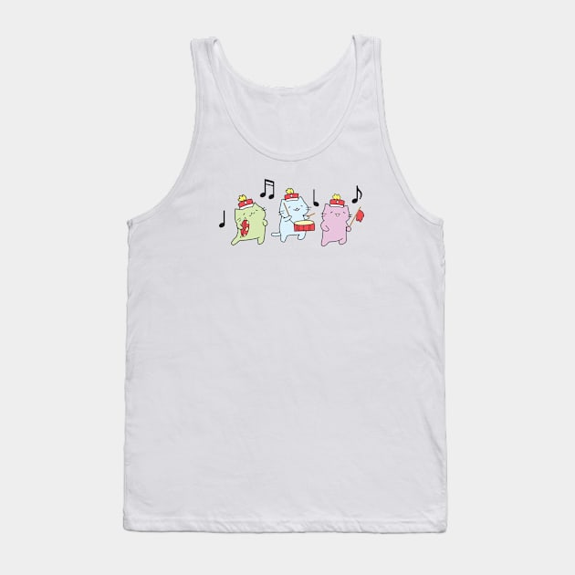 Parade of Cats Tank Top by pastakitty